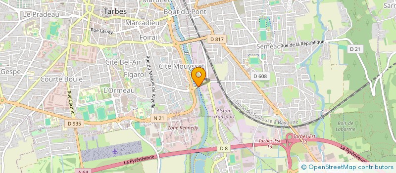 localisation de l'entreprise QUARK INGENIERIE  SEMEAC