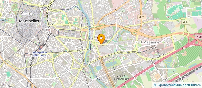 localisation de l'entreprise QUARK Y à MONTPELLIER