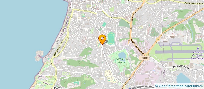 localisation de l'entreprise QUARKLEY à BIARRITZ