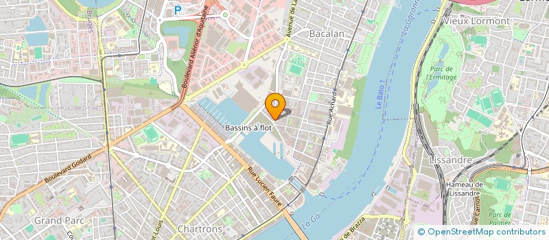 localisation de l'entreprise QUARKSTUDIO  BORDEAUX