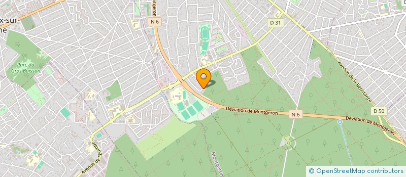 localisation de l'entreprise QUARLINK à MONTGERON