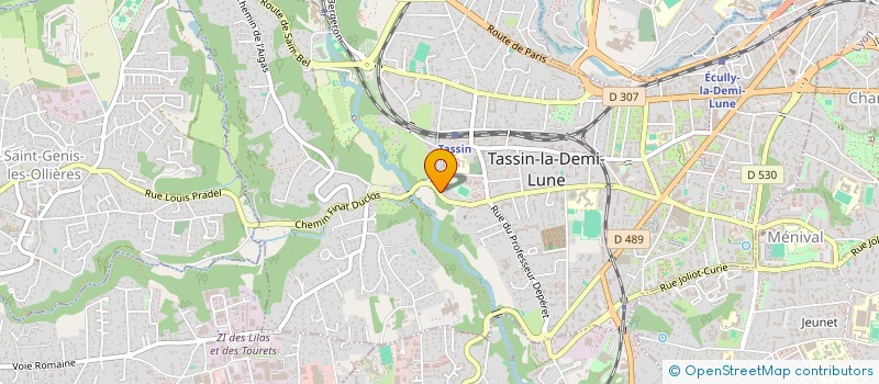 localisation de l'entreprise QUARRE DEVELOPPEMENT IMMOBILIER  TASSIN-LA-DEMI-LUNE