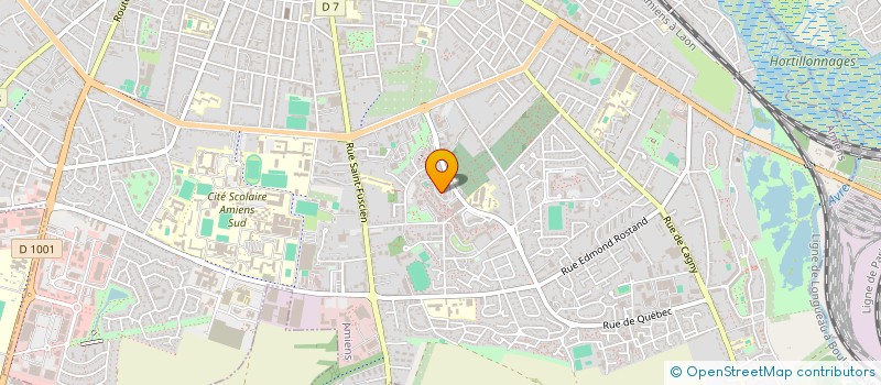 localisation de l'entreprise QUART DE TON  AMIENS