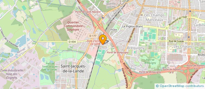 localisation de l'entreprise QUARTA à SAINT-JACQUES-DE-LA-LANDE