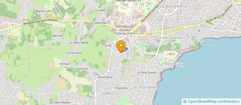 localisation de l'entreprise QUARTANS  SAINT-NAZAIRE