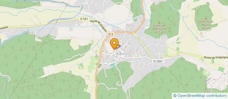 localisation de l'entreprise QUARTEM & CO  RIANS