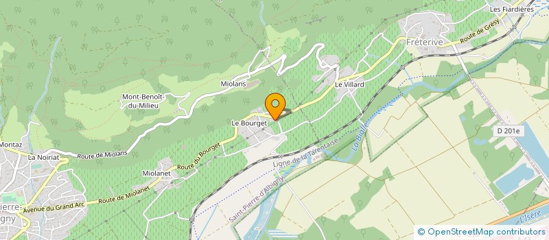 localisation de l'entreprise QUARTERONI  SAINT-PIERRE-D'ALBIGNY