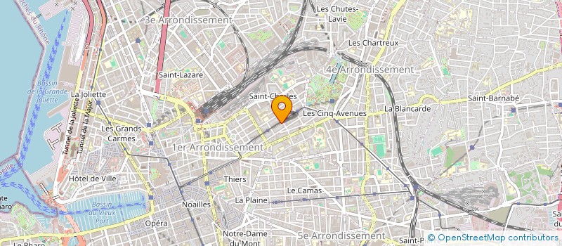 localisation de l'entreprise QUARTET IMMO  MARSEILLE