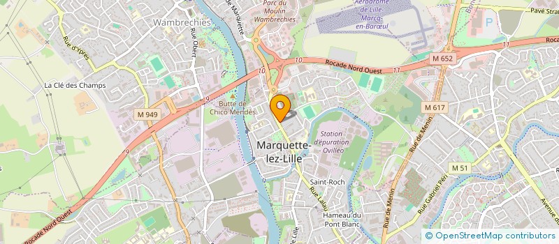 localisation de l'entreprise QUARTET INGENIERIE à MARQUETTE-LEZ-LILLE