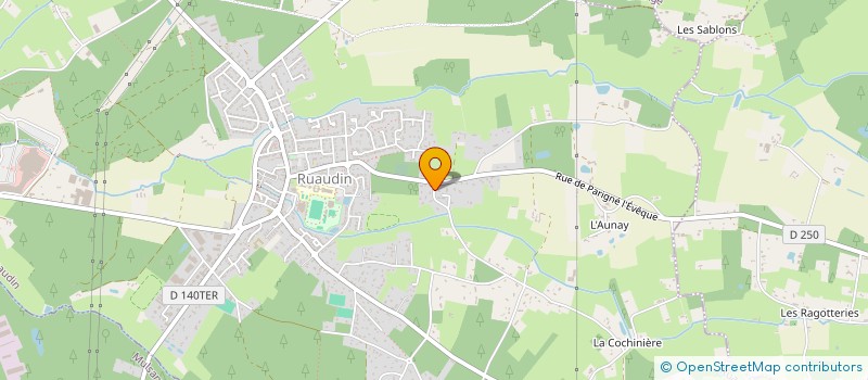 localisation de l'entreprise QUARTET LALANDE  RUAUDIN