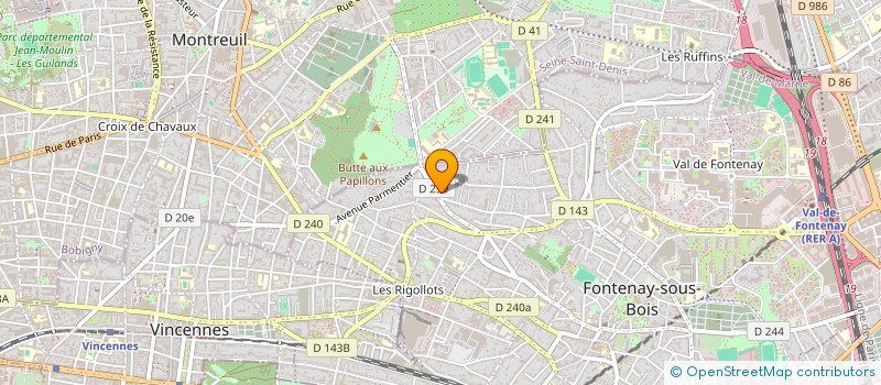 localisation de l'entreprise QUARTETT à FONTENAY-SOUS-BOIS