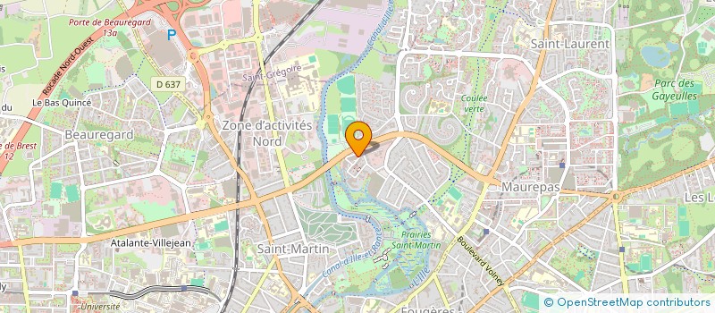 localisation de l'entreprise QUARTIER ARMORIQUE  RENNES