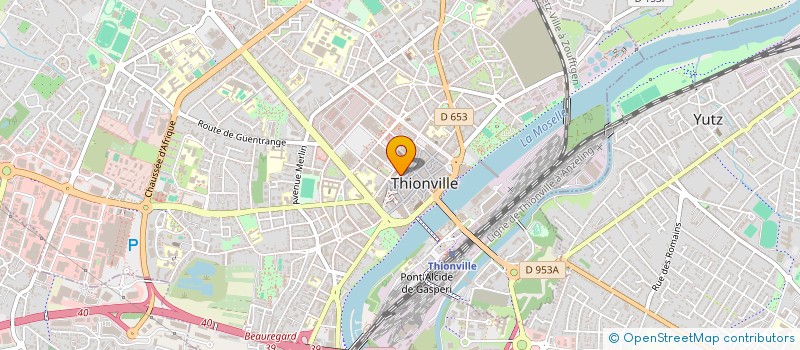 localisation de l'entreprise QUARTIER BOUCHERIE  THIONVILLE