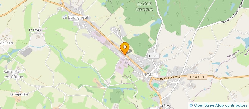 localisation de l'entreprise QUARTIER D'ORANGE  L'ABSIE