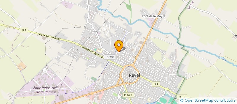 localisation de l'entreprise QUARTIER DES FRERES ARNAUD  REVEL