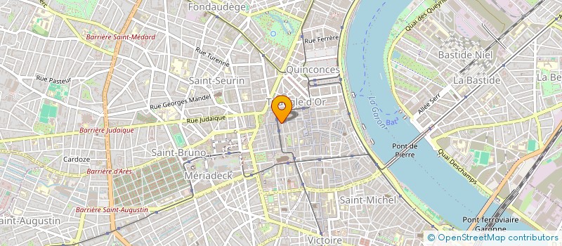 localisation de l'entreprise QUARTIER DIJEAUX à BORDEAUX