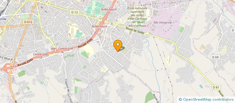 localisation de l'entreprise QUARTIER DU MARANEL SECT GYMN VOLONT à ALBI