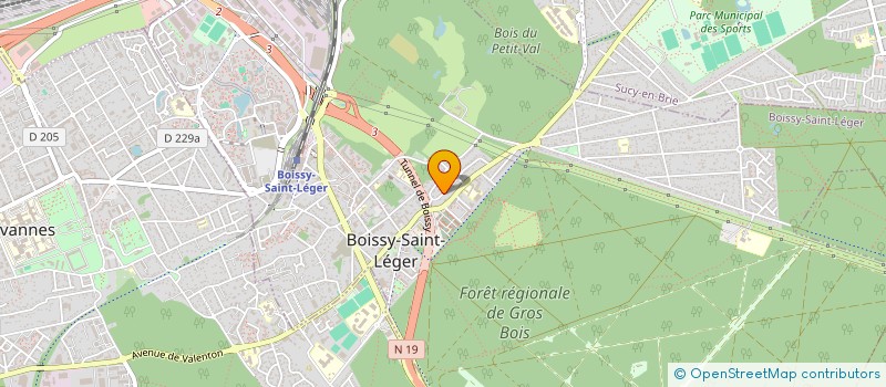 localisation de l'entreprise QUARTIER DU PROGRES à BOISSY-SAINT-LEGER