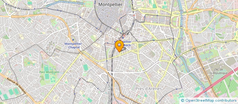 localisation de l'entreprise QUARTIER GARE à MONTPELLIER