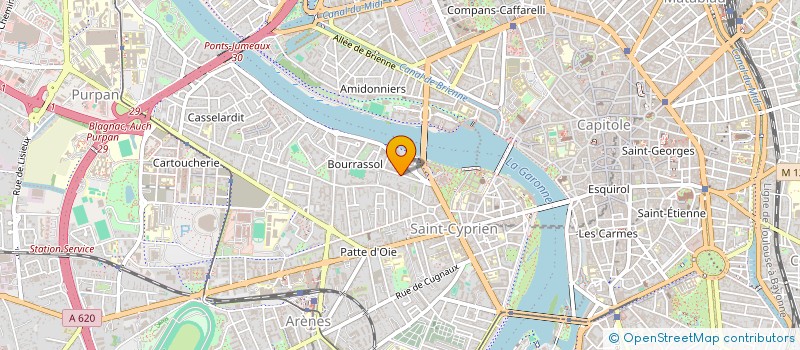localisation de l'entreprise QUARTIER GOURMET à TOULOUSE