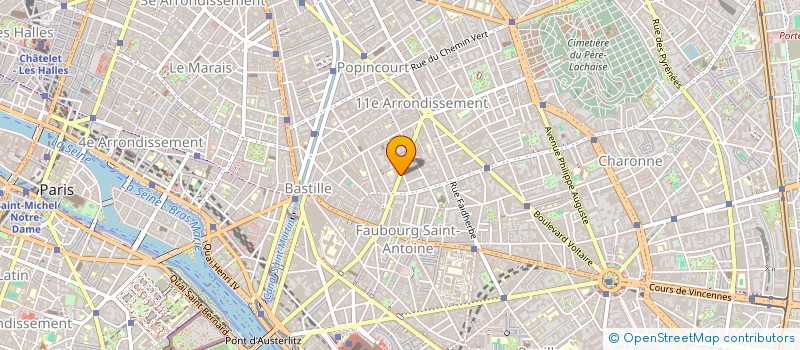 localisation de l'entreprise QUARTIER LATIN PRODUCTIONS  PARIS