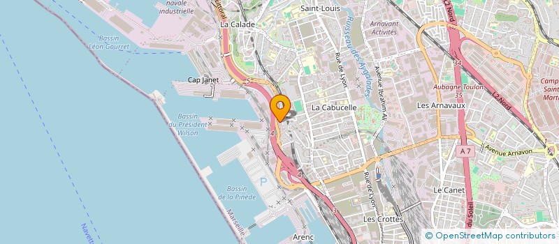 localisation de l'entreprise QUARTIER LIBRE 13 à MARSEILLE