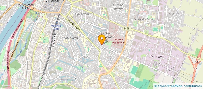 localisation de l'entreprise QUARTIER LIBRE à VALENCE