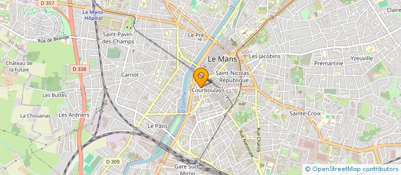 localisation de l'entreprise QUARTIER LIBRE  LE MANS