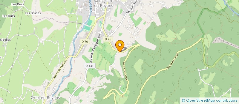 localisation de l'entreprise QUARTIER LIBRE à SAINT-JEAN-EN-ROYANS