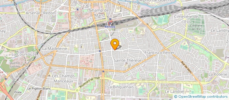 localisation de l'entreprise QUARTIER LIBRE PRODUCTIONS à RENNES
