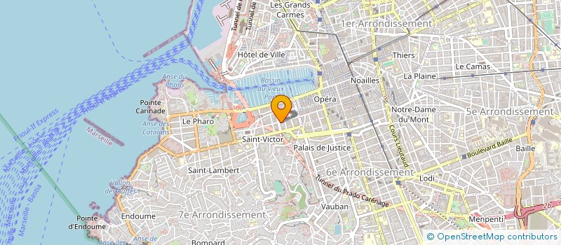 localisation de l'entreprise QUARTIER MARO à MARSEILLE
