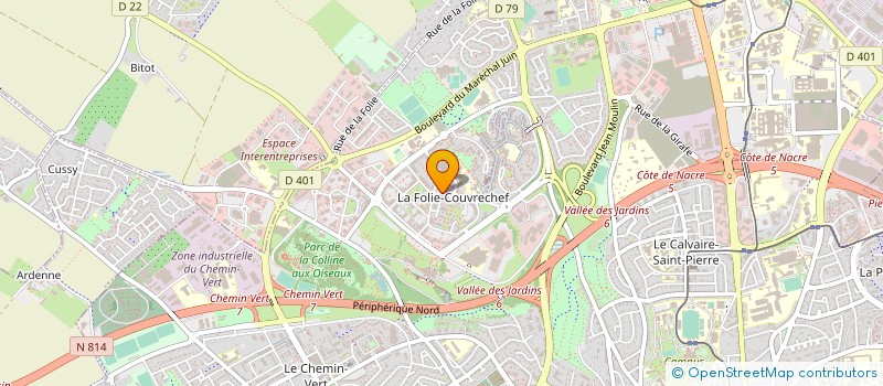 localisation de l'entreprise QUARTIER RENCONTRES PROJETS COUVRECHEF à CAEN