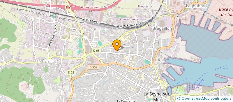 localisation de l'entreprise QUARTIER SANTE PROXIMITE à LA SEYNE-SUR-MER