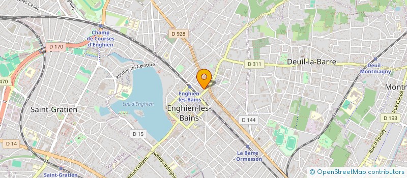 localisation de l'entreprise QUARTIER SHIBUYA  ENGHIEN-LES-BAINS