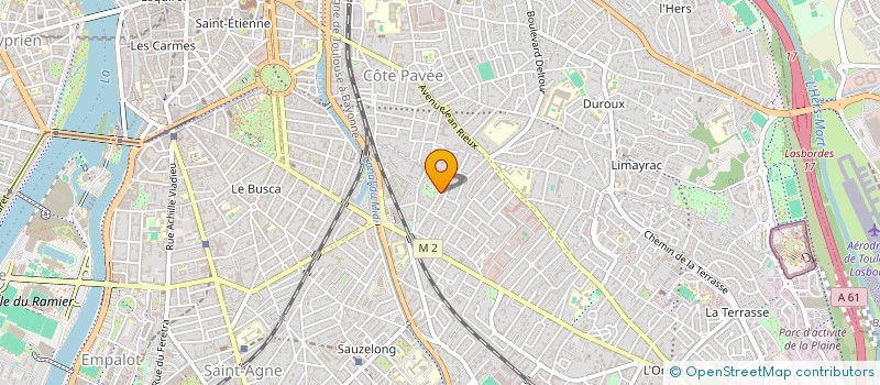 localisation de l'entreprise QUARTIER TRAITEUR  TOULOUSE