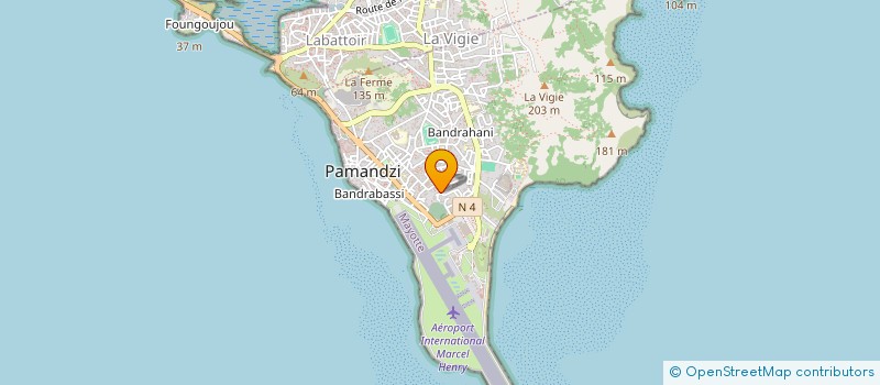 localisation de l'entreprise QUARTIERNETT à PAMANDZI