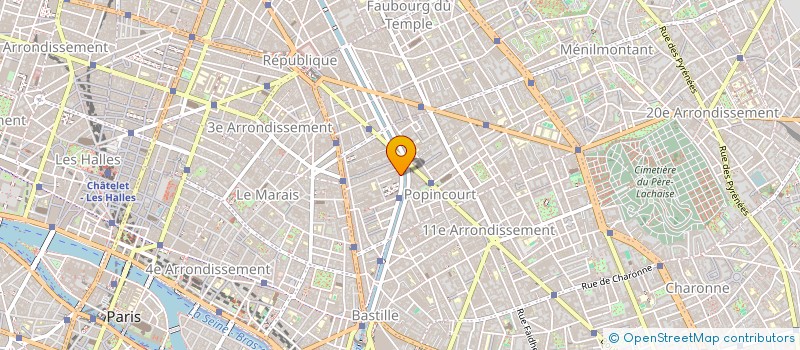 localisation de l'entreprise QUARTIERS D'ART  PARIS