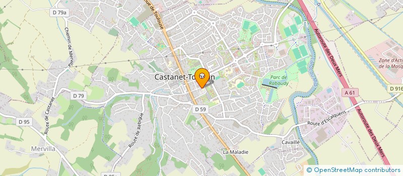 localisation de l'entreprise QUARTIERS LUMIERES à CASTANET-TOLOSAN