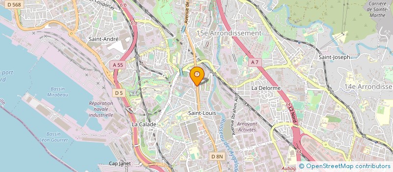localisation de l'entreprise QUARTIERS NORD RENOUVEAU à MARSEILLE