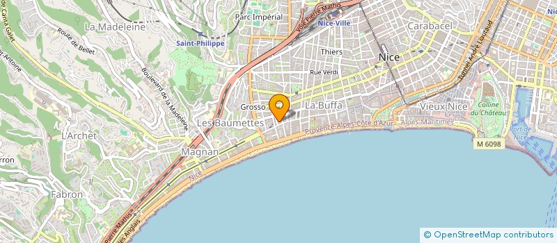 localisation de l'entreprise QUARTRE RUE BALESTRE à NICE