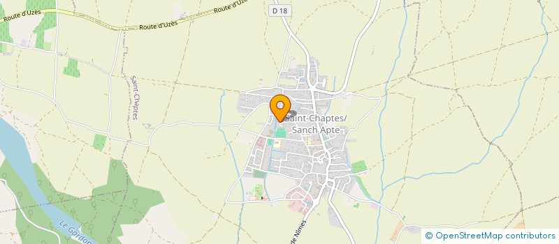 localisation de l'entreprise QUARTZ  SAINT-CHAPTES