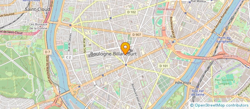 localisation de l'entreprise QUARTZ à BOULOGNE-BILLANCOURT