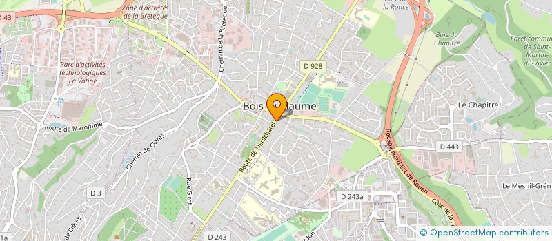 localisation de l'entreprise QUARTZ à BOIS-GUILLAUME