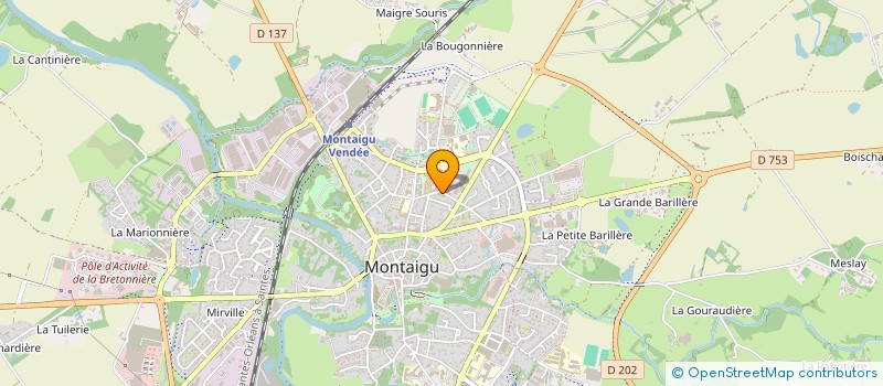 localisation de l'entreprise QUARTZ AVOCATS à MONTAIGU-VENDEE