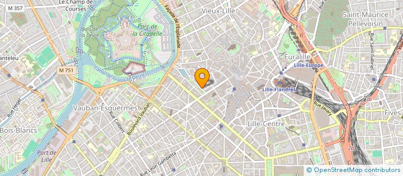 localisation de l'entreprise QUARTZ EUROPE  LILLE