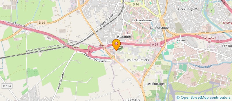 localisation de l'entreprise QUARTZ EVENTS à SALON-DE-PROVENCE