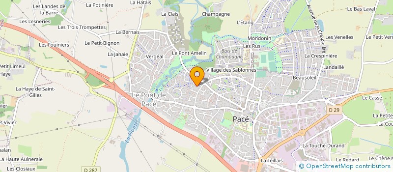 localisation de l'entreprise QUARTZ IMMO à PACE