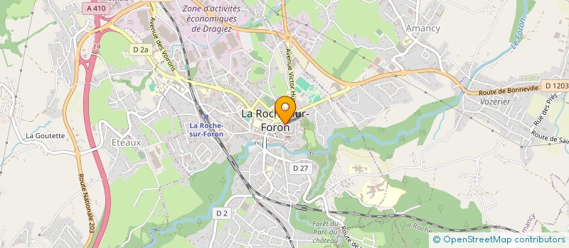 localisation de l'entreprise QUARTZ IMMO  LA ROCHE-SUR-FORON