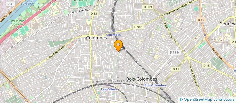 localisation de l'entreprise QUARTZ-L  COLOMBES