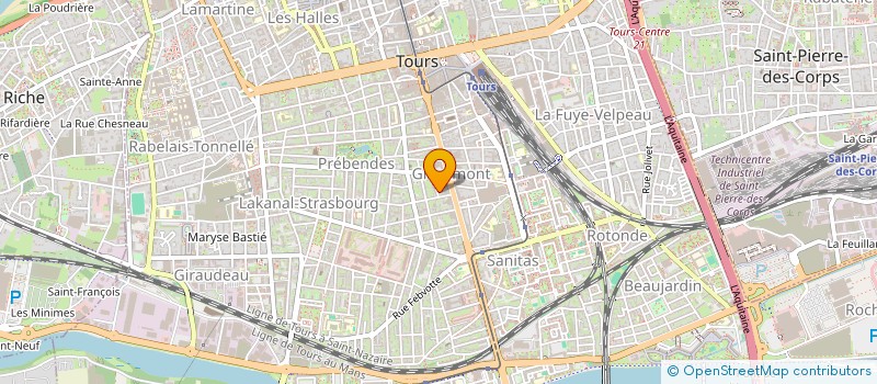 localisation de l'entreprise QUASAR  TOURS